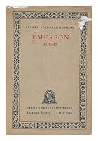 Poems of Ralph Waldo Emerson B000S391F4 Book Cover
