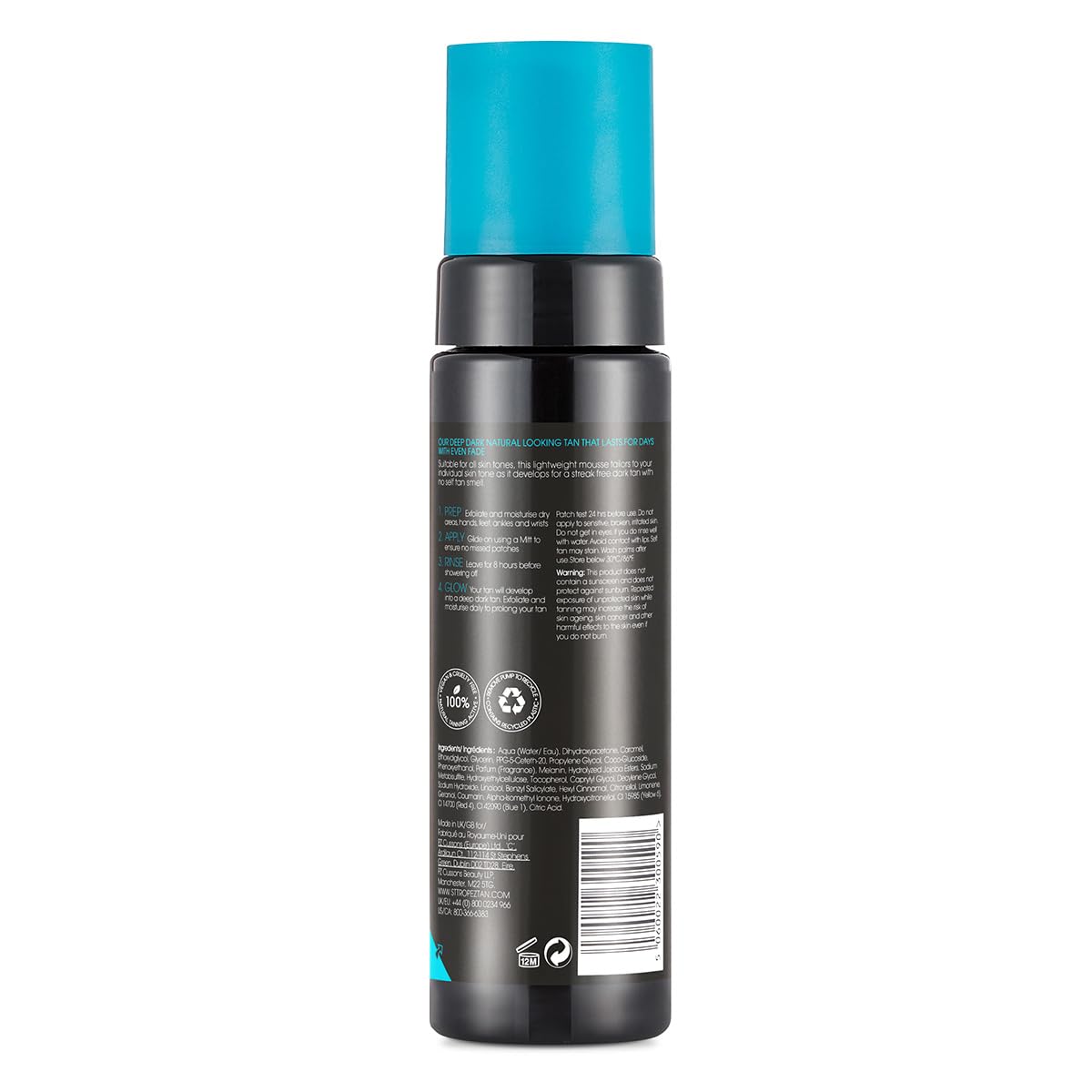 St. Tropez La Mousse de bronzage Foncé, 200 ml