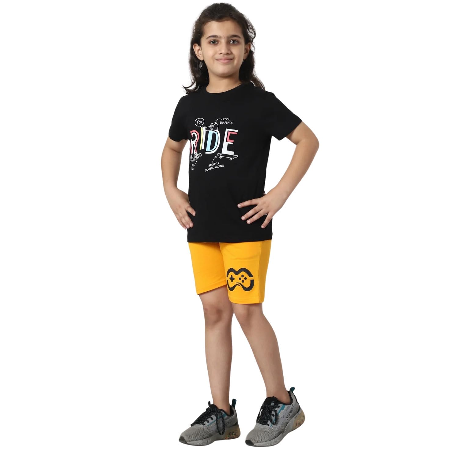Beblakids Boys Black & Yellow Co-Ord Set – Stylish Outfit for Everyday Adventures-image-30