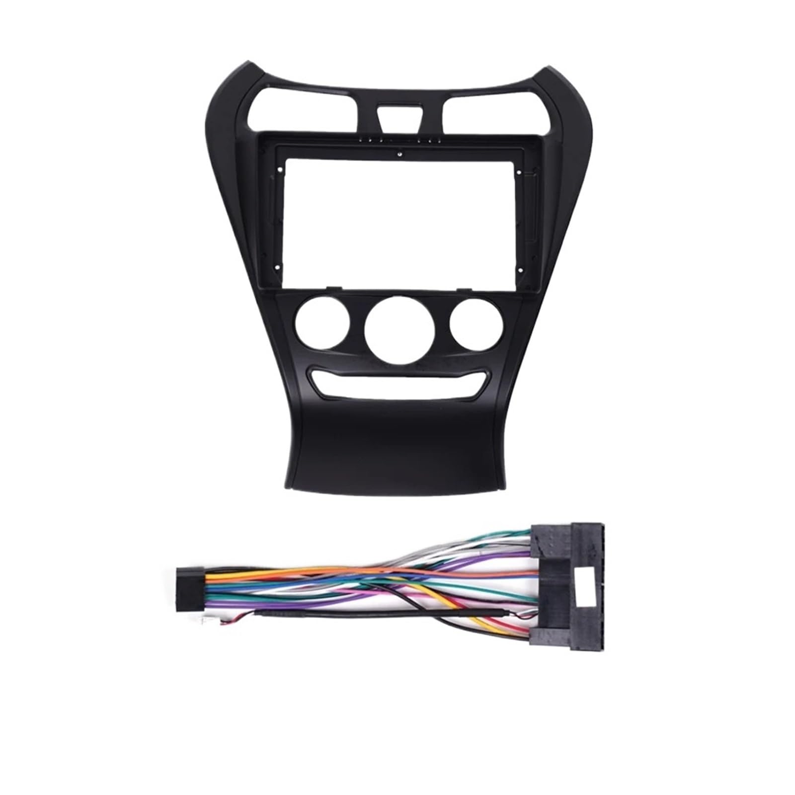 Ramka do radia Pasuje do HYUNDAI EON 2012 nawigacja samochodowa GPS wieża stereo oblicowania rama panelu 2Din 9 cali w desce rozdzielczej ekran radioodtwarzacza Autoradio Rahmen | Frame and cables