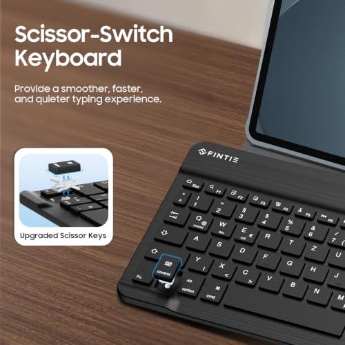 FINTIE Hülle mit Tastatur für iPad Air 11 Zoll(M4/M3/M2),iPad Air 5/4 10.9" – Ansicht 6