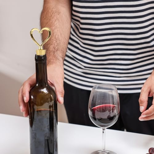 Tapones de vino de aleación dorada con acabado de lujo para coleccionistas 7