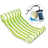 Premium Swimming Pool Float Hammock, Inflatable Swimming Pools Lounger, Water Hammock Lounge, Luxury Swimming Pool and Ocean Lilo (Green)