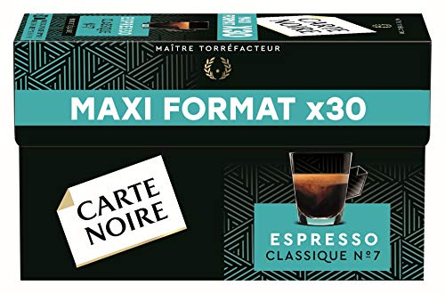 Carte Noire Espresso N7 Classique - 30 Capsules Compatibles Nespresso