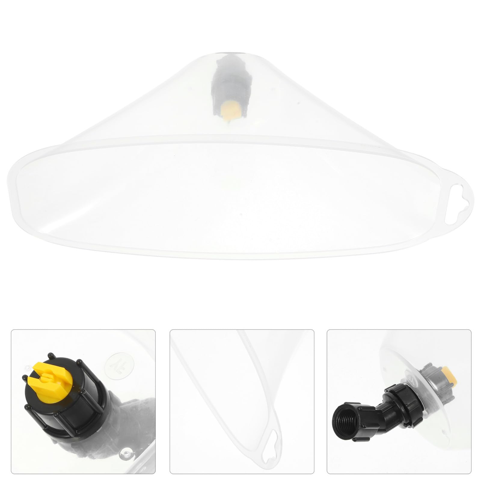 Boquilla Nebulizadora de Pulverización con Protector contra Viento, 2 Unidades, Tamaño Grande, Material Resistente, para Pulverizador Eléctrico Agrícola y Riego de Invernadero