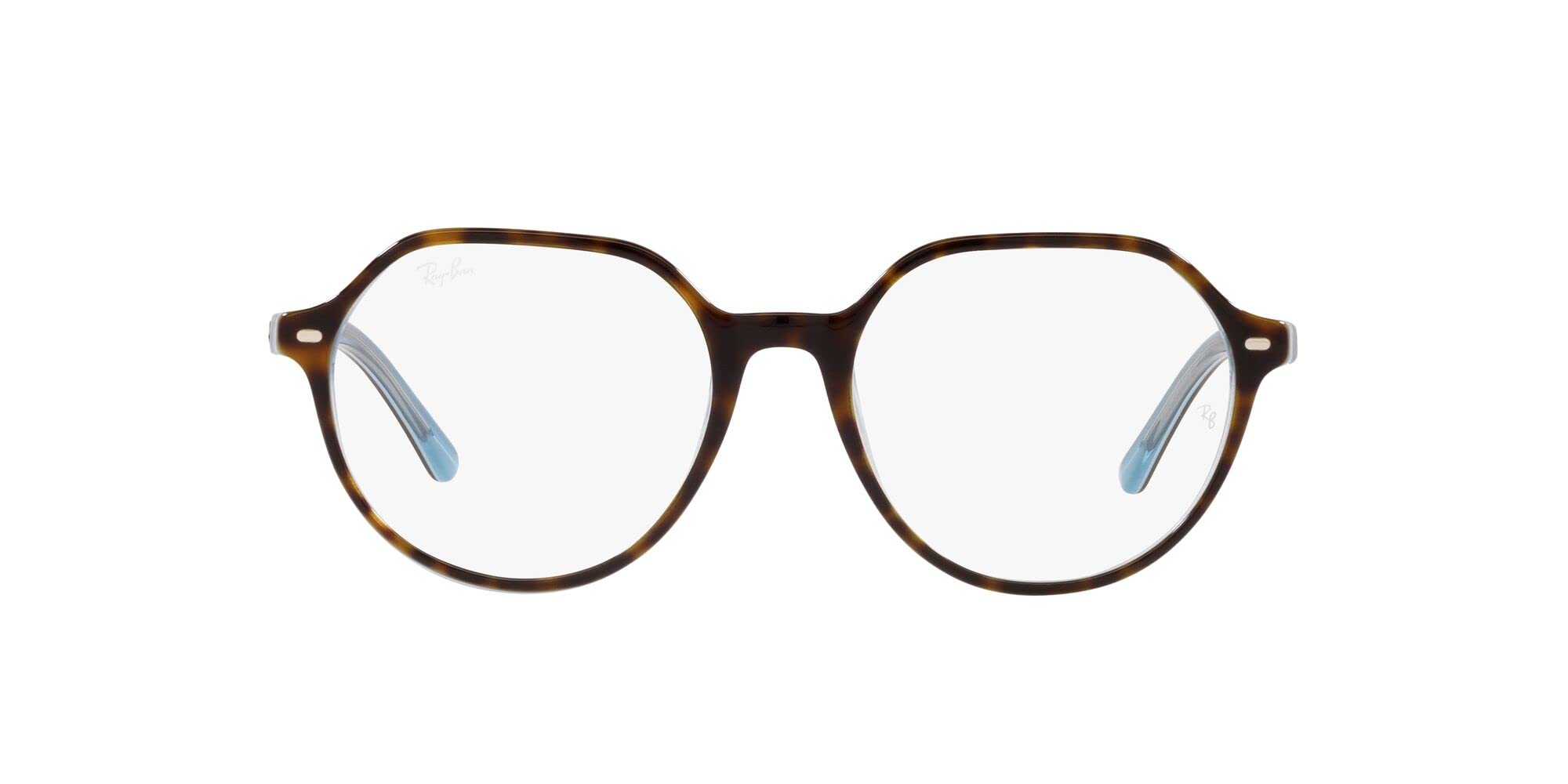 Amazon | Ray-Ban RB2195 Thalia スクエアサングラス, ライトブルー