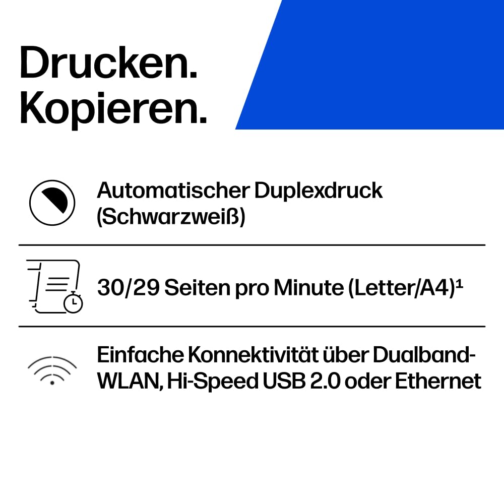 HP LaserJet MFP M234dw Multifunktionslaserdrucker, Schwarzweiß, 3-in-1, WLAN, LAN, Duplex, Airprint, 29 S/Min