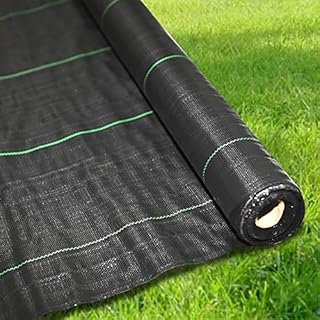 Ram® Heavy Duty Weed Fabric Control 2M X 5M Weed Control Fabric Ground Cover Membrane UV Stabilised Weed Fabric For Patios Garden Flower Beds Landscaping (2M X 5M)
