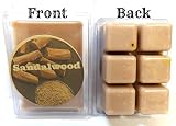 Sandalwood 3.2 Ounce Pack of Soy Wax Tarts - Scent Brick, Wickless Candle