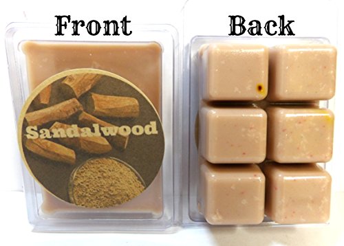 Sandalwood 3.2 Ounce Pack Of Soy Wax Tarts - Scent Brick, Wickless Candle #TOP13