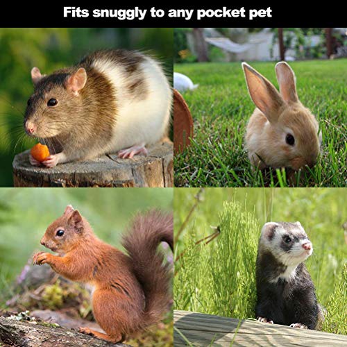 Sayopin Adjustable Hamster Harness Rat Leash Bearded Dragon Harness Guinea Pig Training Walking Leather Leash Reptile… - Image 6