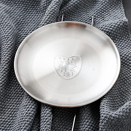 Piatto da campeggio in Acciaio Inossidabile 304, 4...