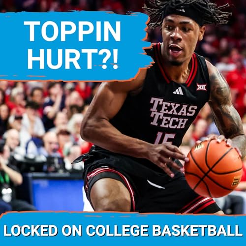 JT Toppin&rsquo;s knee injury SINKS Texas Tech! | Michigan THROTTLES Purdue, are Boilermakers done? Podcast Por  arte de portada