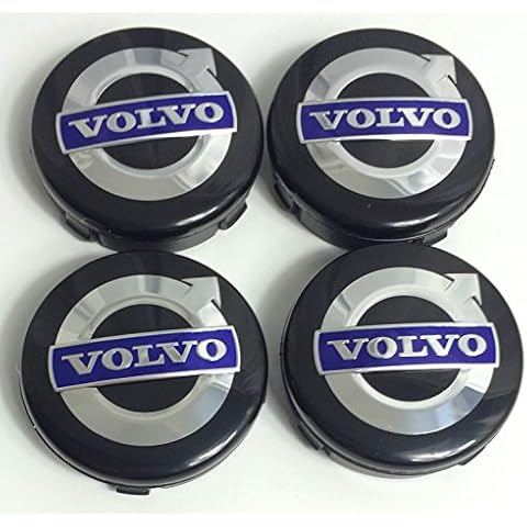 Volvo Alloy Wheels Centre Hub Caps Set Cover