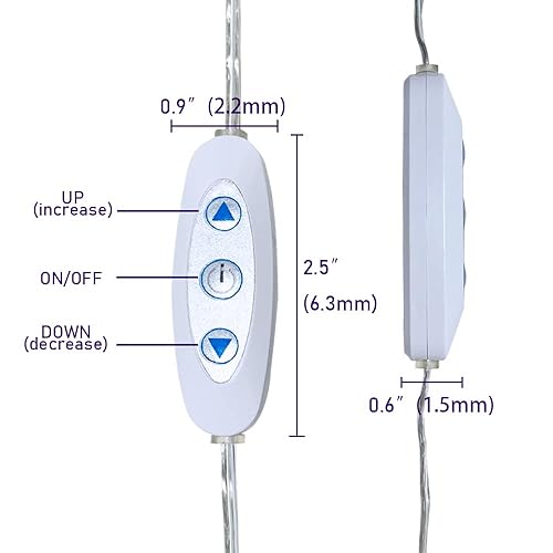 Miniatura 2 de jXIN Interruptor de atenuación sensible, brillo ajustable, bajo voltaje, con conector hembra de CC libre, adecuado para luces de neón LED,