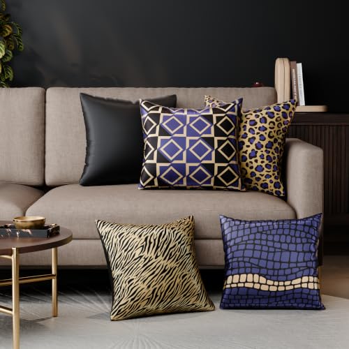 Image of Stoa Paris Cushion Cover Set of 5, Home Decor for Sofa, Bed & Living Room, Digital Printed Cushion Cover 16 Inch x 16 Inch, Soft Touch Finish, Hidden Zip Closure, Charlotte's Muse - Charlotte