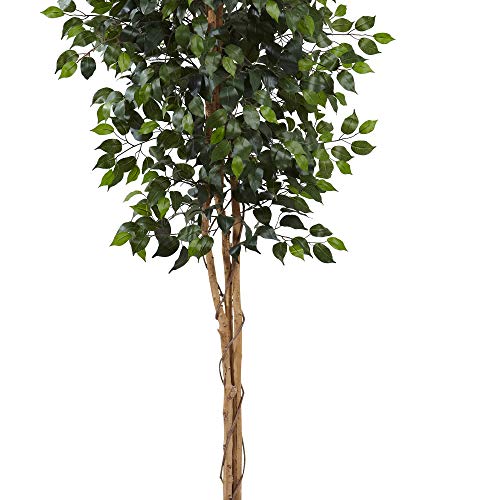 Nearly Natural Artificial 8Ft. Ficus Tree #TOP4