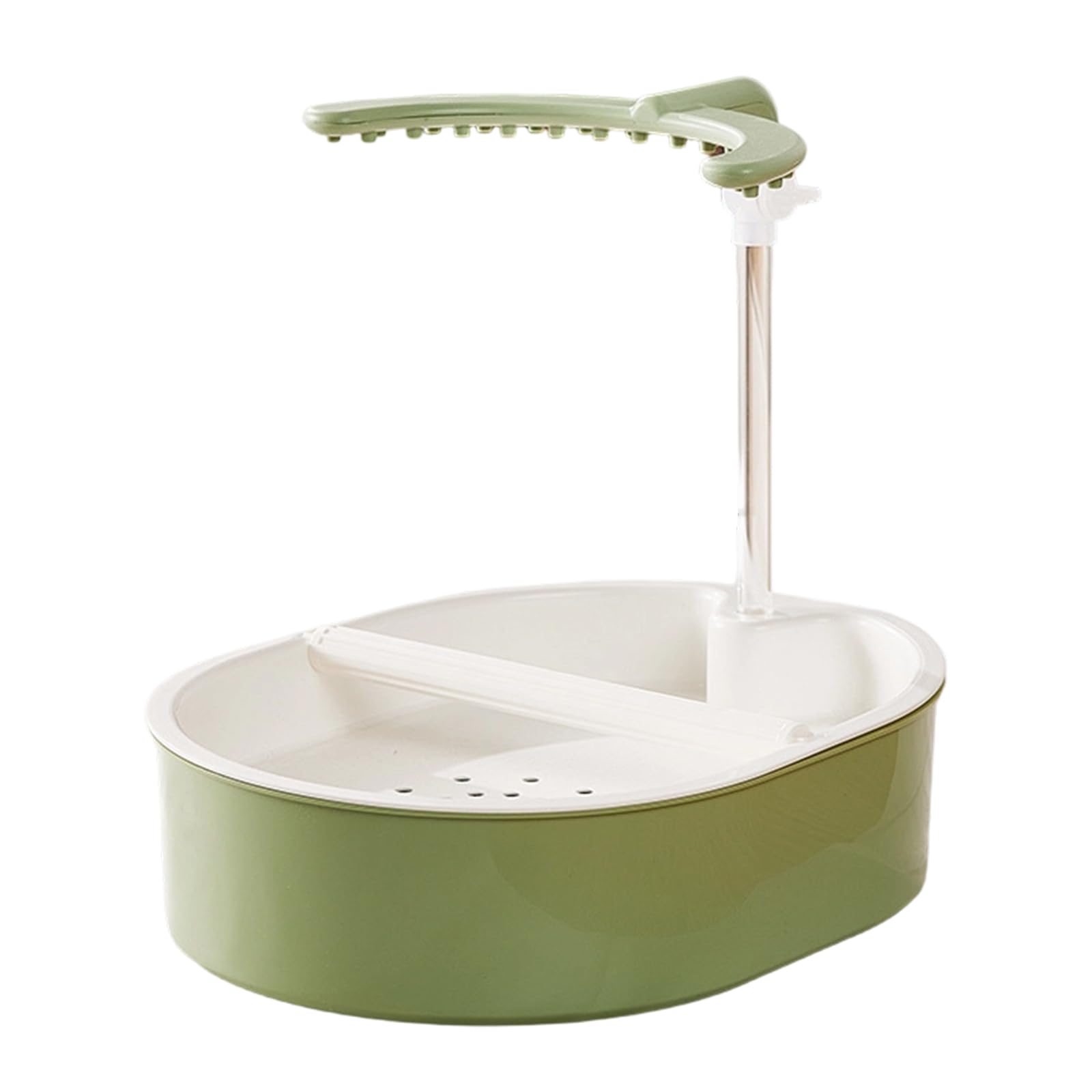 Vassoio da bagno per uccelli domestici per la cura della casa, lavabo automatico USB con flusso d ' acqua ricircolo per piccoli uccelli Vassoio doccia giornaliero per uccelli Lavabo da bagno tramite