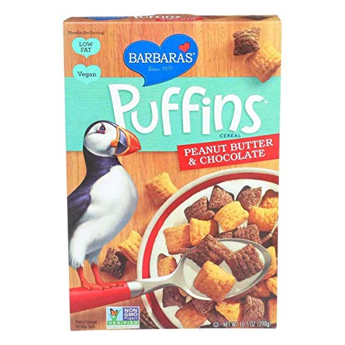 Peanut Butter & Chocolate Puffins Cereal 10.50 Ounces (Case Of 12) #TOP2