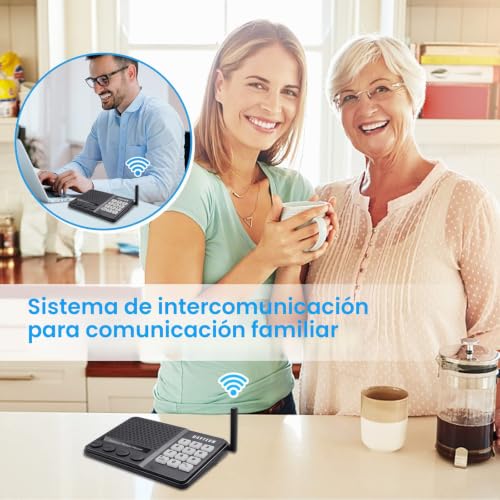 Intercomunicador para el hogar inalámbrico de largo alcance ideal para cuidar a la familia 3