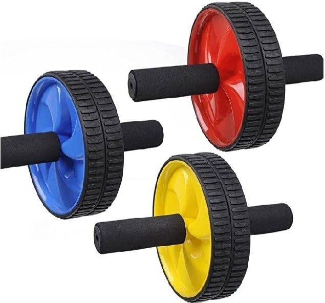 Balance Wheel Roller | Ab Wheel Roller (Soft Cushioned Handle) Ab Exerciser (Multicolor)-picture-13