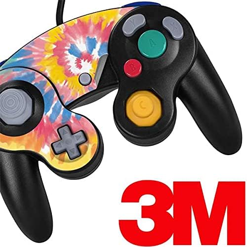 Skinit Decal Gaming Skin Compatible with Nintendo Gamecube Controller - Originally Designed Rainbow Tie Dye Design