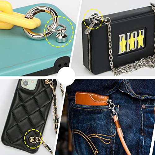 5 set di bottoni a vite per rivetti per chiodi in