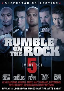 DVD Rumble on the Rock - The Superstar Collection (5 Event Set) [DVD] Book