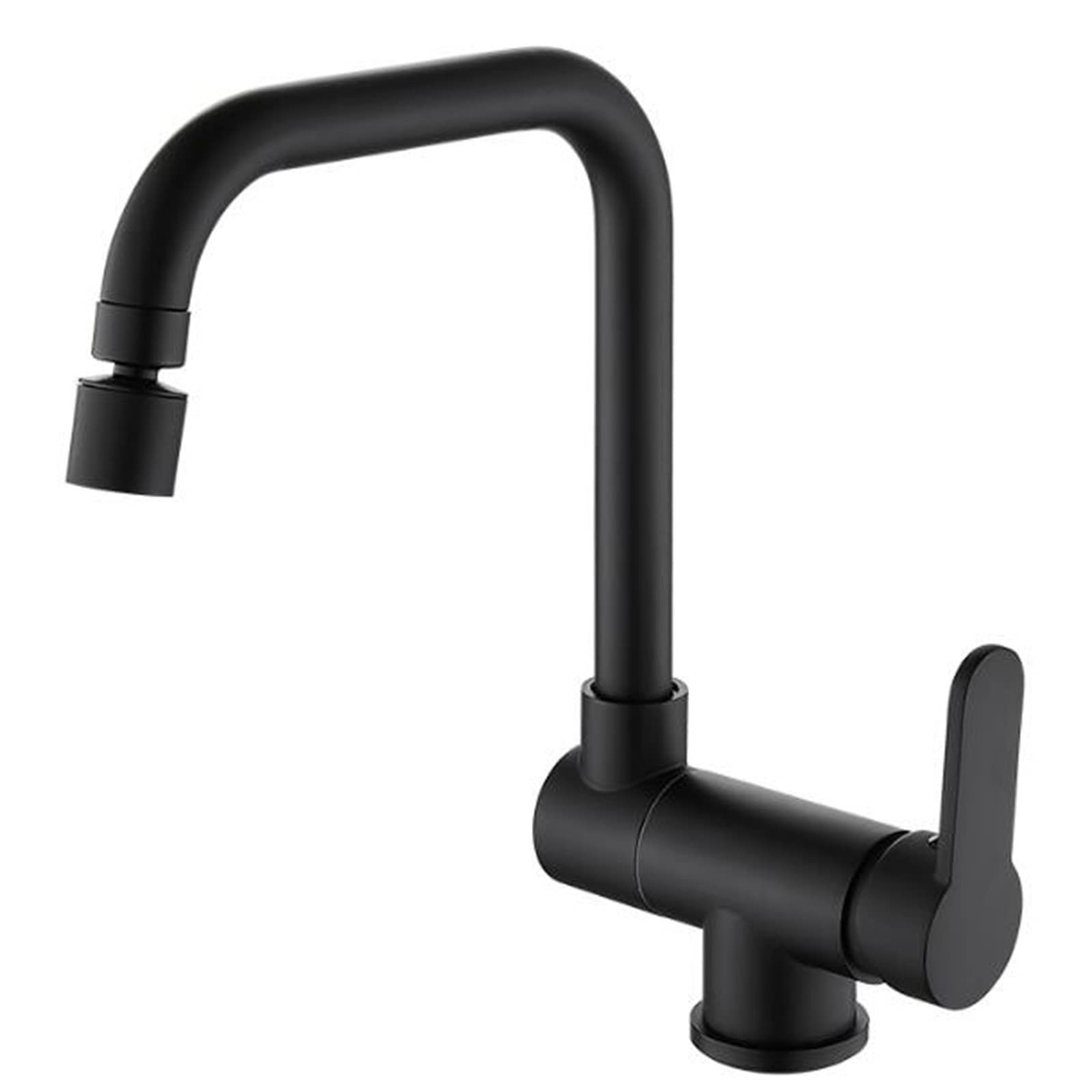 Robinet de cuisine pliant pour fenêtre mitigeur laiton noir