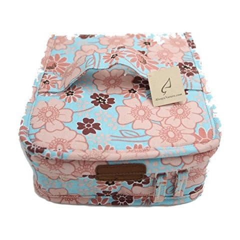Always Nature Essential Oil Carrying Case - hold up to 42 Bottles of 15ml oils! (Cherry Blossom, L) Cover