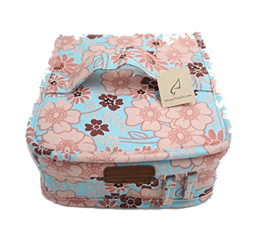 Essential Oil Carrying Case - hold up to 42 Bottles of 15ml oils! (Cherry Blossom, L)