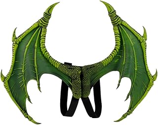 NOLITOY Conjunto De Maquiagem Infantil Roupas Infantis Conjunto De Maquiagem Fingida Espuma Pu Asas De Dragão Animal Roleplay Asa Cosplay Asas De Dragão Vermelho Artificial Asa De Dragão