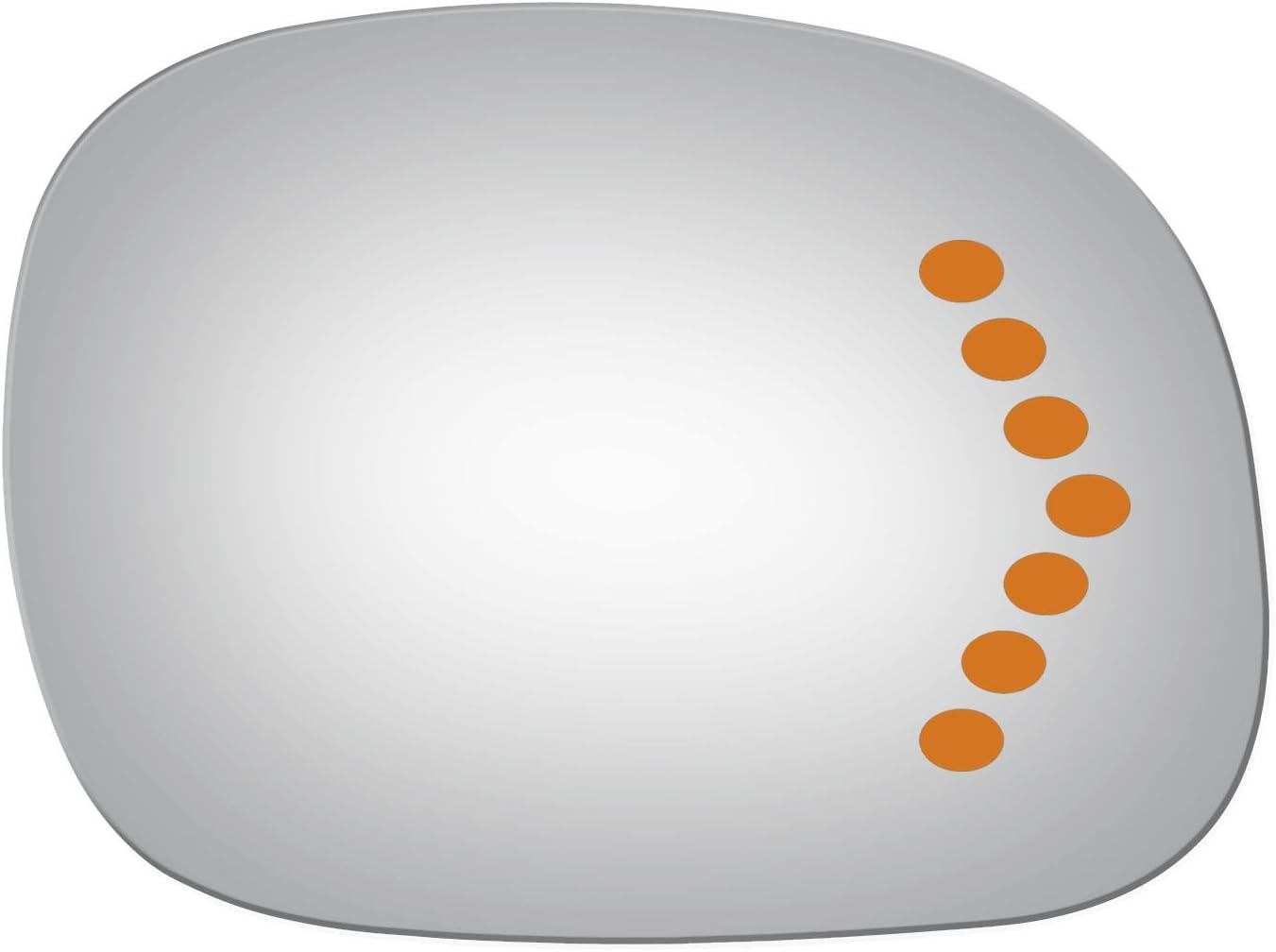 Convex Passenger with Signal Side Mirror Replacement Glass for 1997-2003 FORD F-150