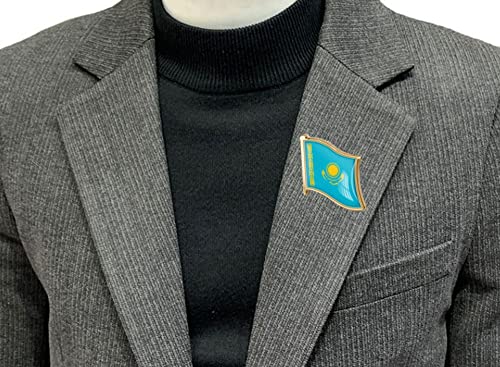 Image of vmcoatdu Country Flag Pin Badge International Travel Brooch Metal Alloy Souvenir Pin for Hat Clothes Backpack