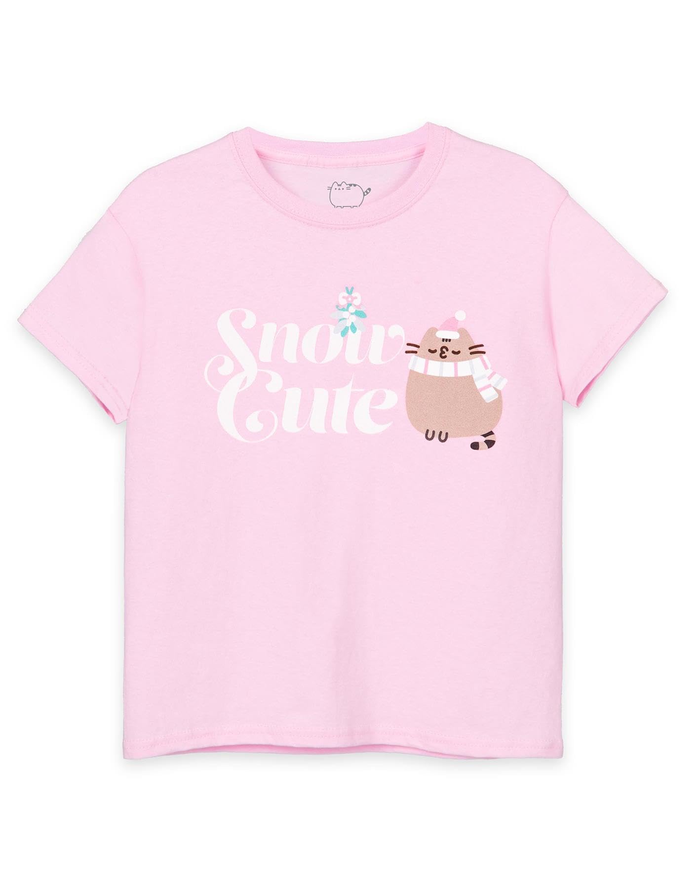 Pusheen Girls T-Shirt Size 13-14 Years Pink
