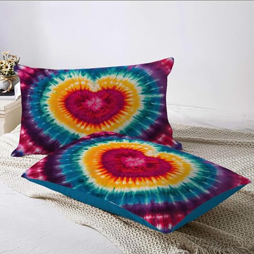 Housse de couette microfibre texture hippie douce et résistante - 4