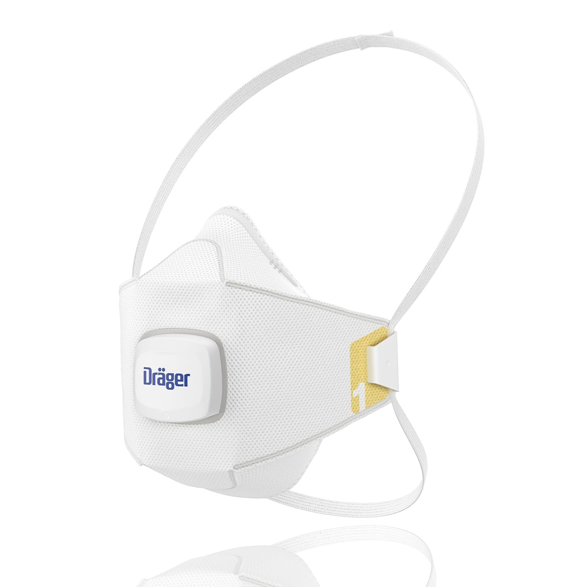 Dräger X-plore 1910 V Lot de 10 masques de protection respiratoire antiparticules jetable FFP1 NR D, Filtration haute performance et confort d'utilisation, taille M/L