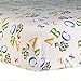 Trend Lab Print Flannel Crib Sheet, Dr. Seuss ABC
