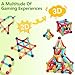 COUOMOXA Magnetic Building Blocks STEM for Toddlers: 74pcs Montessori Magnet Toys for 3 4 5 6 7 8+ Years Old Kids - Sensory Toys for Preschool Gifts-Starter Set - Birthday Gift for Boys Girls