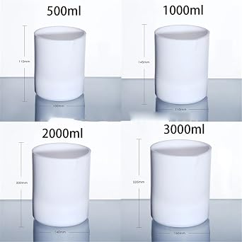 Glassware Labware Beaker PTFE 30ml 50ml 100ml 150ml 200ml 250ml 300ml 400ml 500ml 1000ml 2000ml 3000ml 5000ml for Laboratory(5000ml)