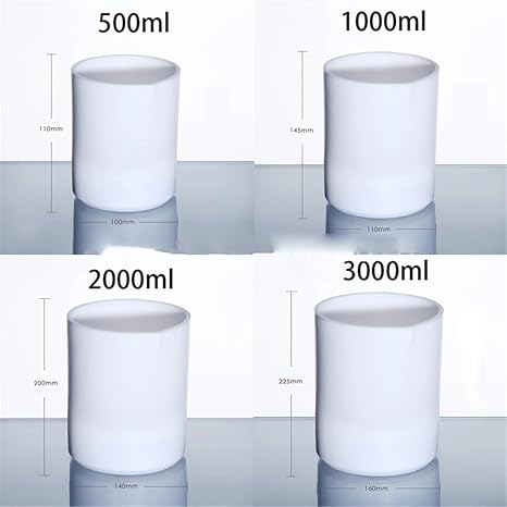 Glassware Labware Beaker PTFE 30ml 50ml 100ml 150ml 200ml 250ml 300ml 400ml 500ml 1000ml 2000ml 3000ml 5000ml for Laboratory(5000ml)