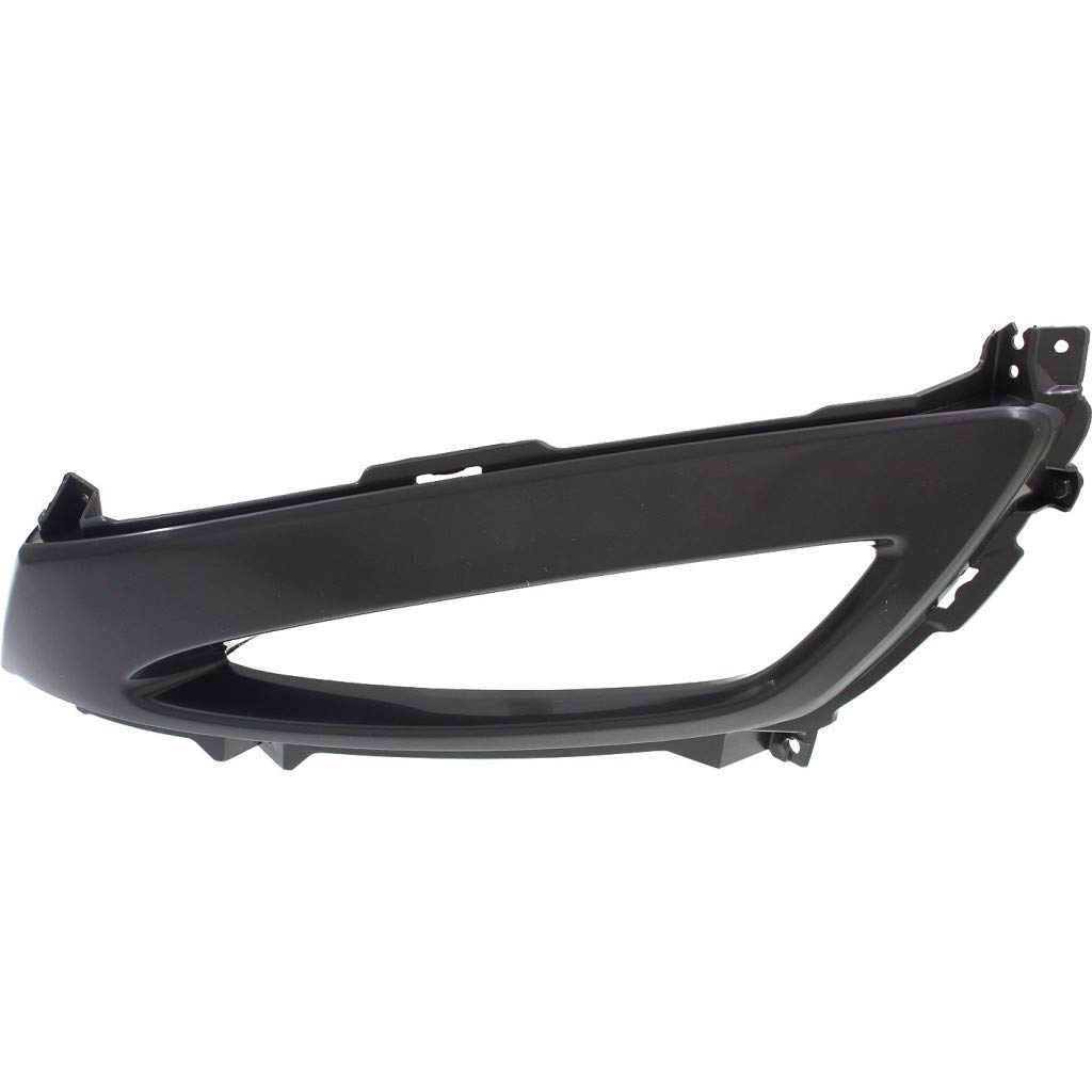 Primed Fog Light Trim Set For 2011-2013 Kia Optima - Left & Right - 2-Piece Kit
