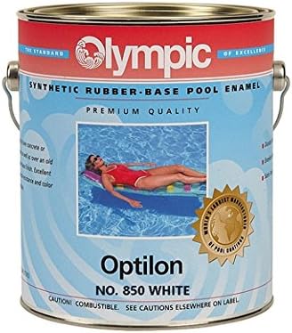 White Olympic Optilon Synthetic Rubber-Base Paint