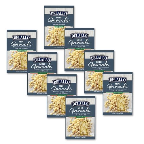 DeLallo Mini Potato Gnocchi Pasta, Made in Italy, Light and