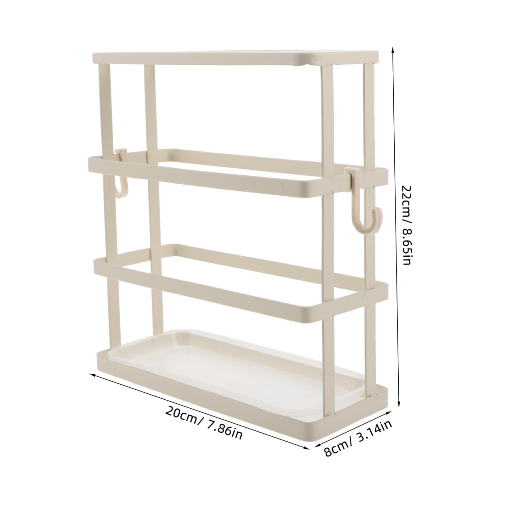 KICHOUSE Countertop Organizer Kitchen Knife Mount Knife Holder Scissors Storage Carbon Steel Compact Aesthetically Pleasing