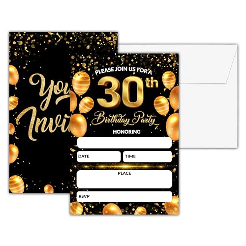 Chuxvon 30th Birthday Party Invitations