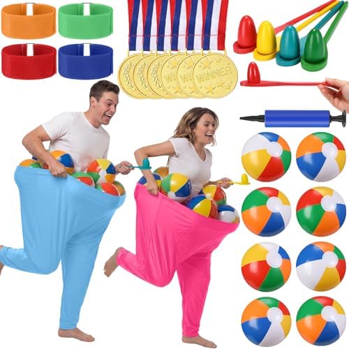 Carnival Outdoor Games Combo Set Granny Pants Yard Game with Boun...