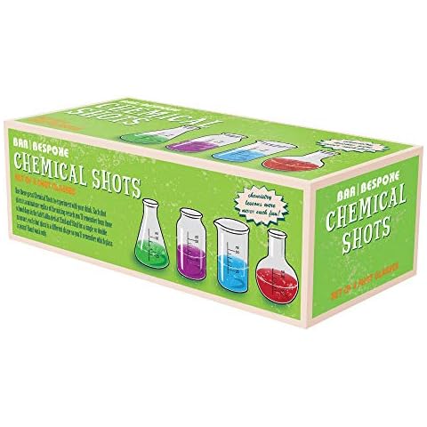 Bar Bespoke CHEMICAL SHOT GLASSES SET OF 4 Cover
