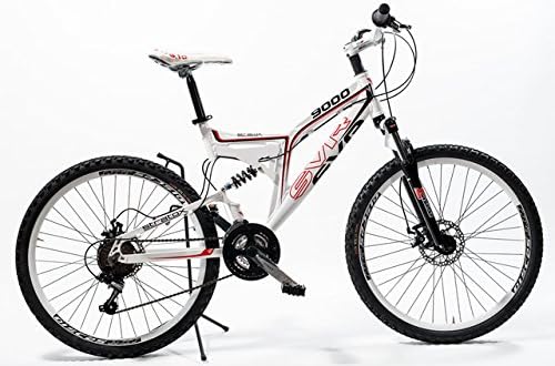Alluminio Bicicletta con Doppio Ammortizzatore e freni a disco SBK :  Sport e tempo libero