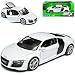 Welly Audi R8 Weiss Coupe AB 2006 1/24 Modell Auto